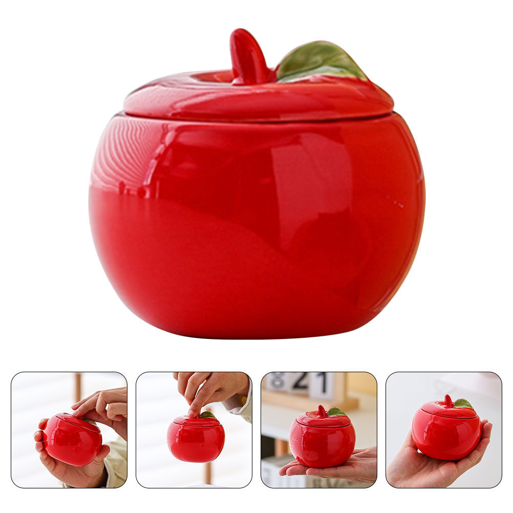 2 Buah Wadah Keramik Natal, St - Xmas Food Storage Containers ulasan dan harga