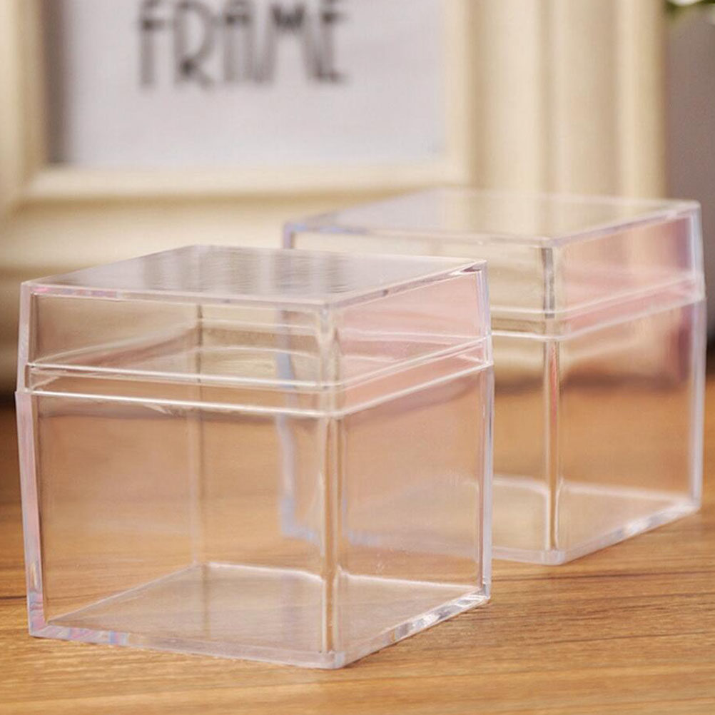 4 Buah Kotak Penyimpanan Trans - Food Storage Acrylic Containers ulasan dan harga