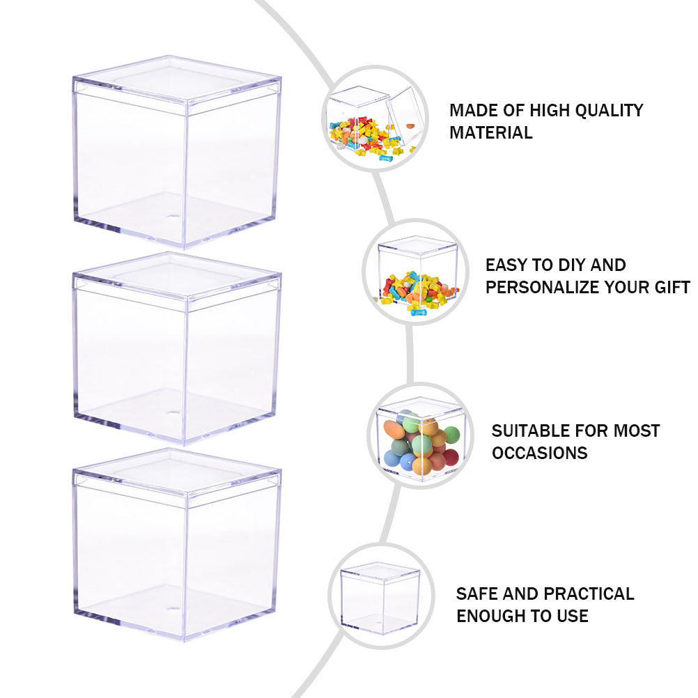 4 Buah Kotak Penyimpanan Trans - Food Storage Acrylic Containers ulasan dan harga