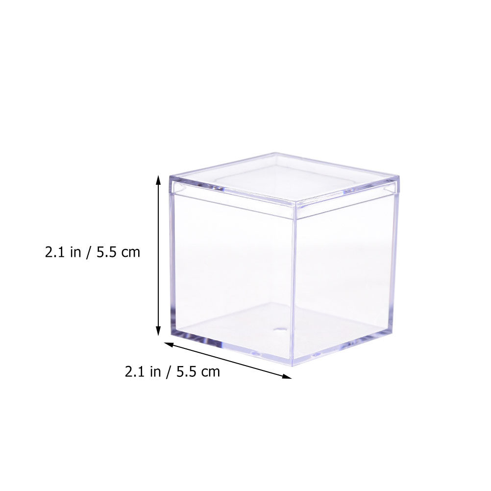 4 Buah Kotak Penyimpanan Trans - Food Storage Acrylic Containers ulasan dan harga