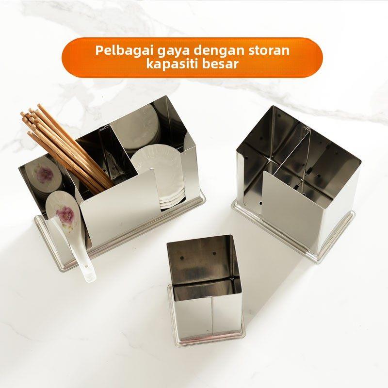 Kotak Penyimpanan Sendok Sumpi - Food Storage Restaurant ulasan dan harga