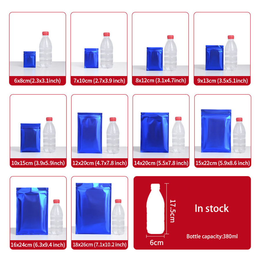 100 Buah Kantong Ritsleting Fo - Food Storage Usa ulasan dan harga