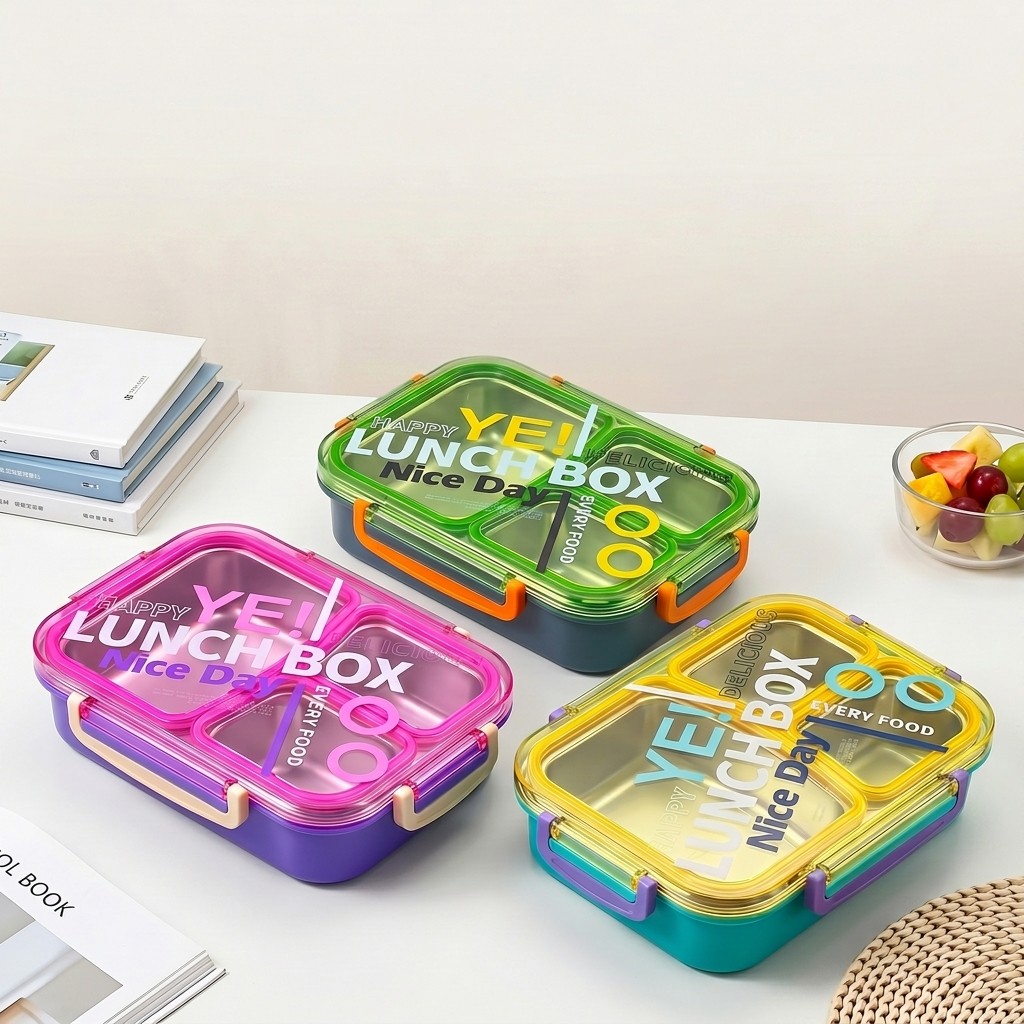 Kotak Makan Bento Stainless St - Food Storage With Scoop ulasan dan harga