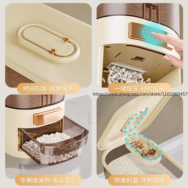 Wadah Penyimpanan Beras Food-G - Food Storage Acrylic Containers ulasan dan harga