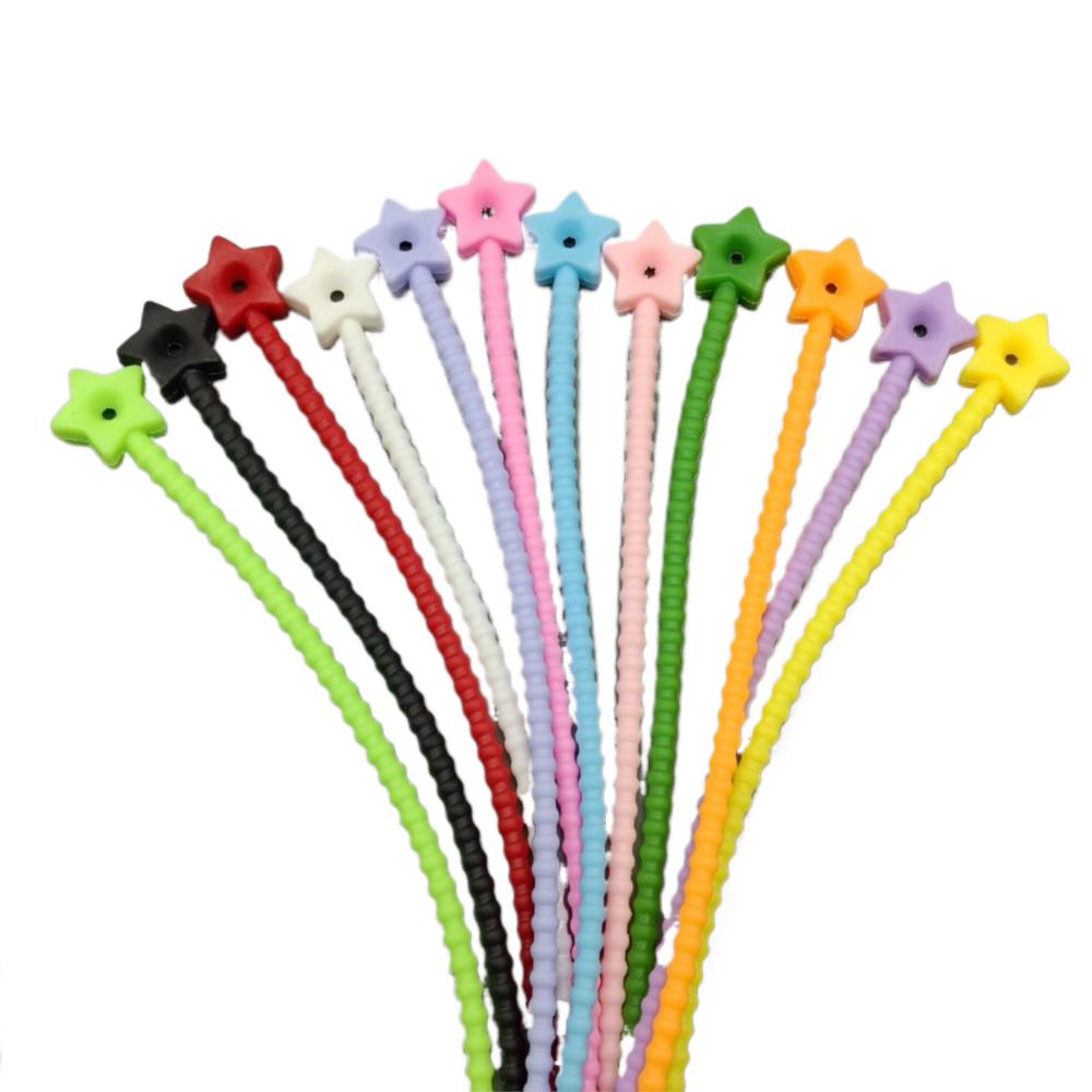 10Pcs Pengatur Kabel Silikon B - Food Storage And Organizer ulasan dan harga