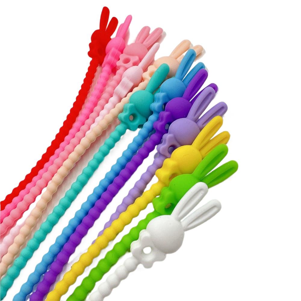 10Pcs Pengatur Kabel Silikon B - Food Storage And Organizer ulasan dan harga
