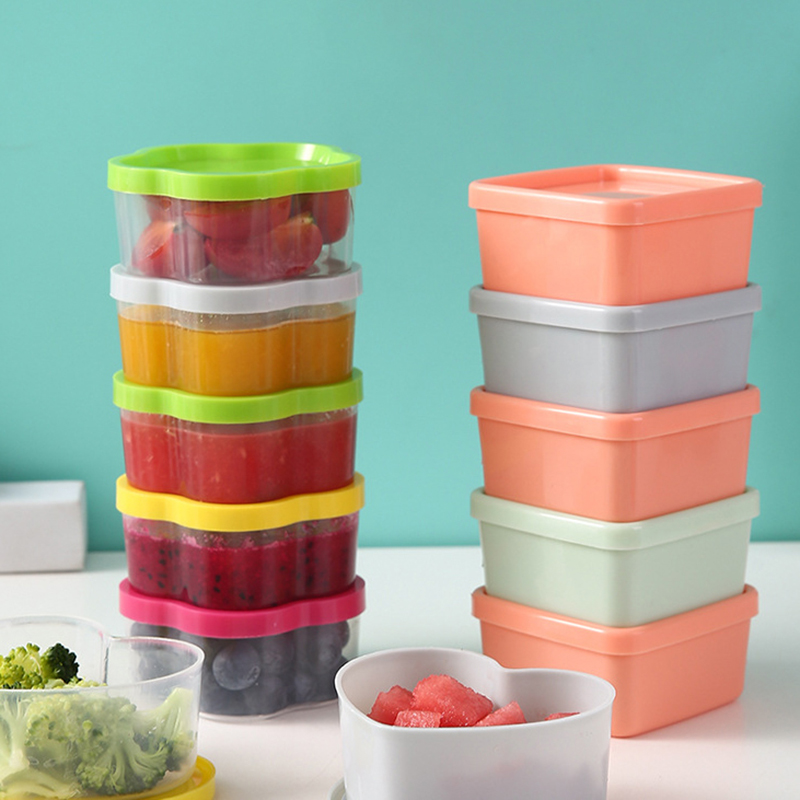 HUA HUA 8/9 Buah Botol Pencet  - Food Storage Acrylic Containers ulasan dan harga