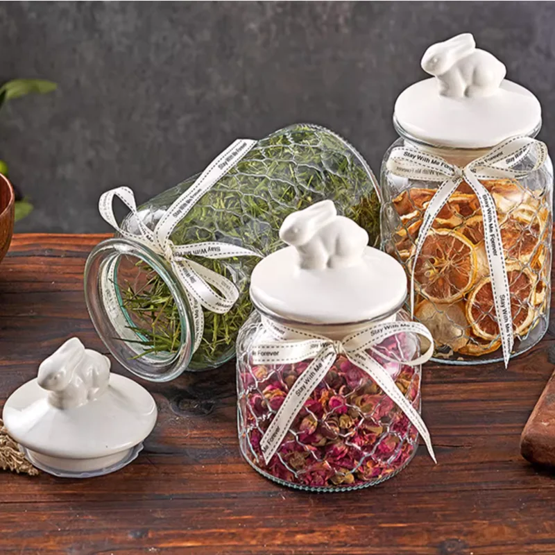 Toples Kaca Transparan Tertutu - Food Storage Acrylic Containers ulasan dan harga