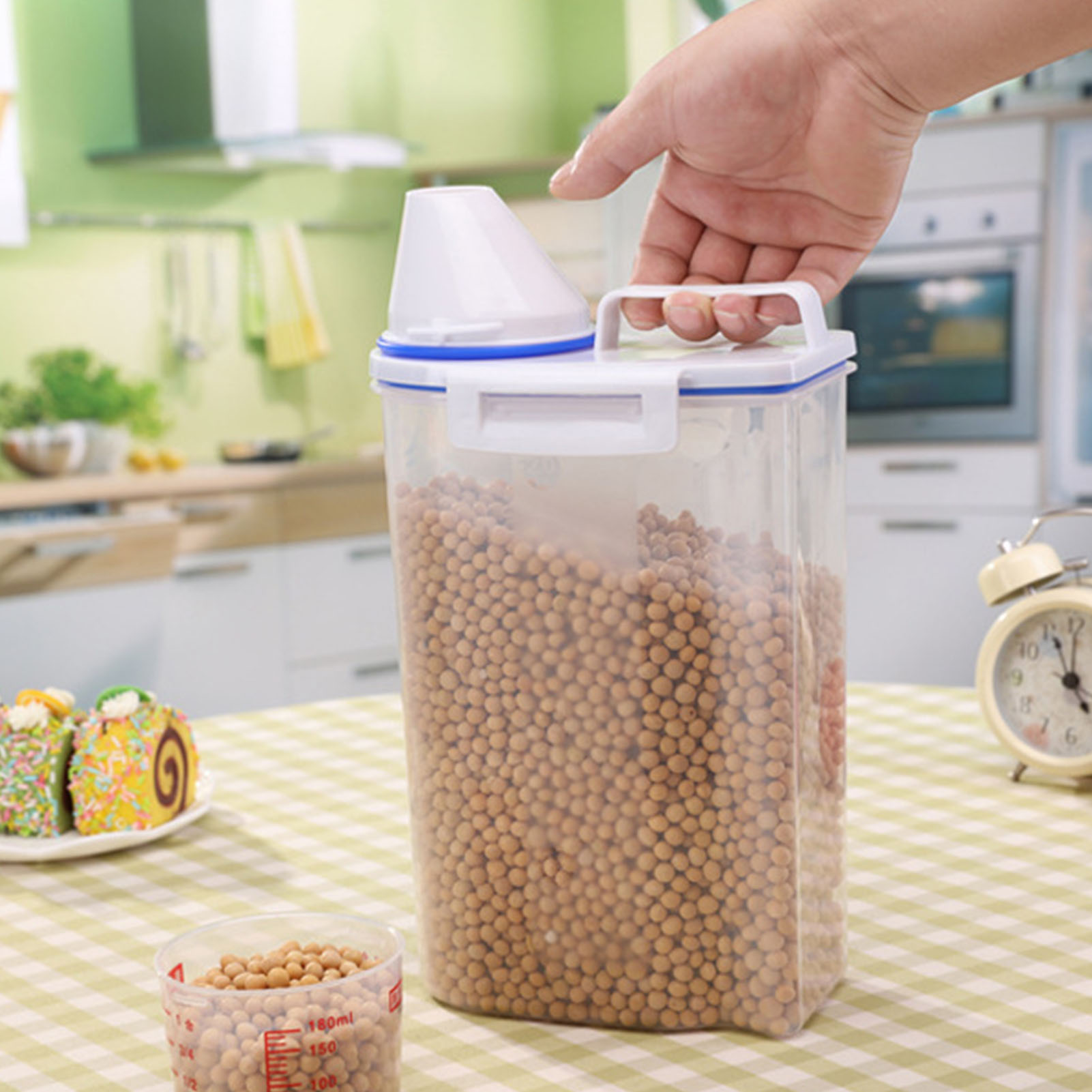 Wadah Sereal Tempat Penyimpana - Food Storage Acrylic Containers ulasan dan harga