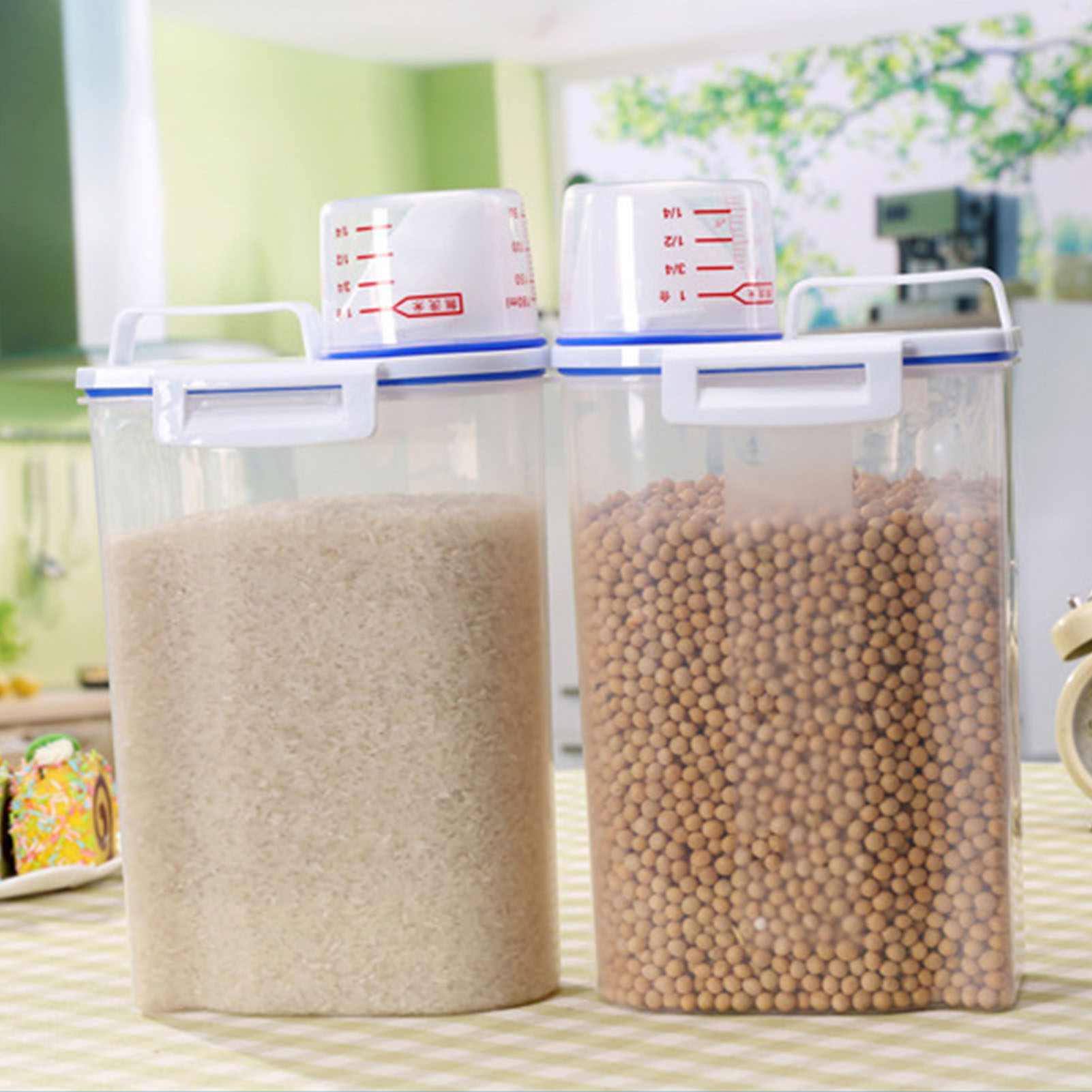 Wadah Sereal Tempat Penyimpana - Food Storage Acrylic Containers ulasan dan harga